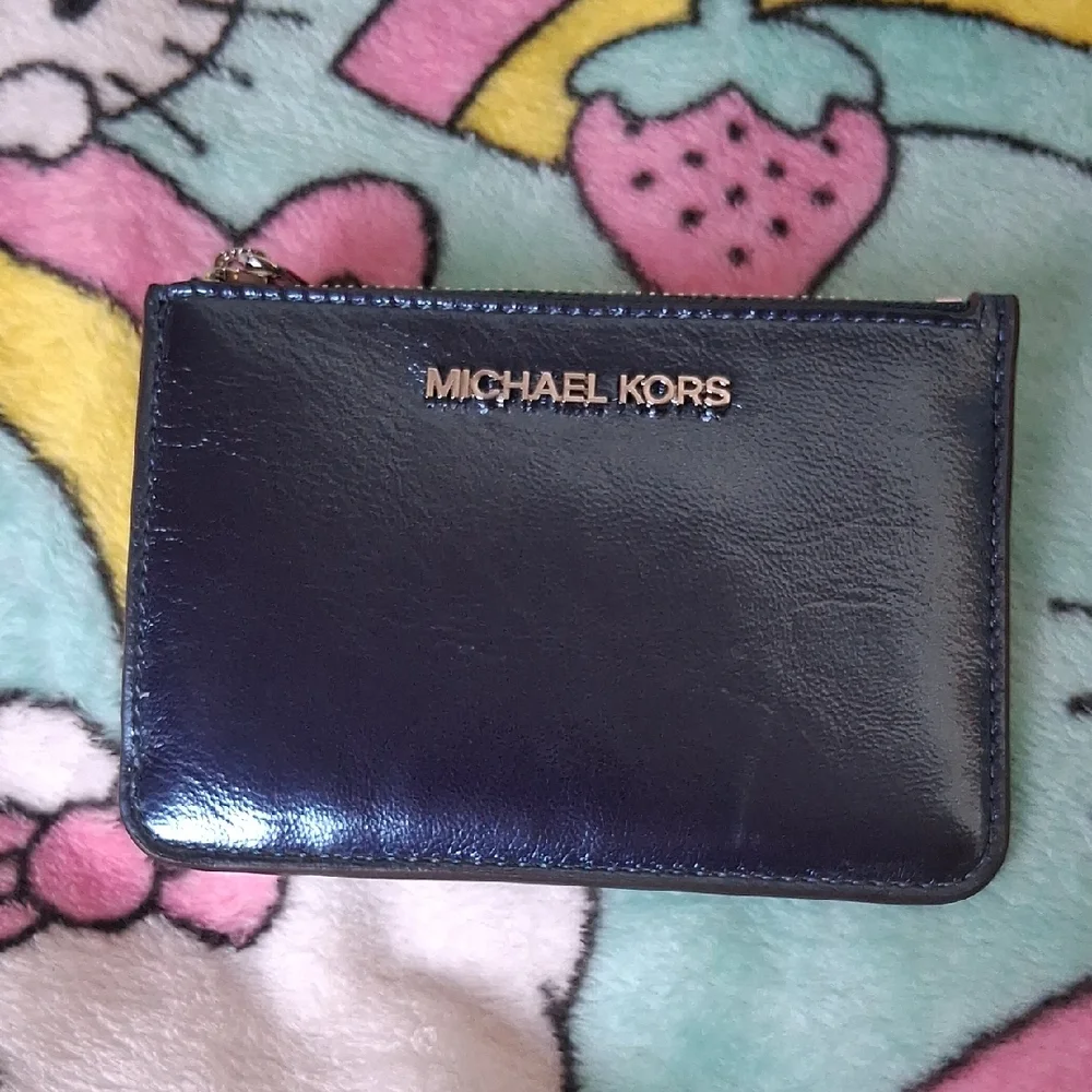 Michael Kors Midnight Blue Card Holder